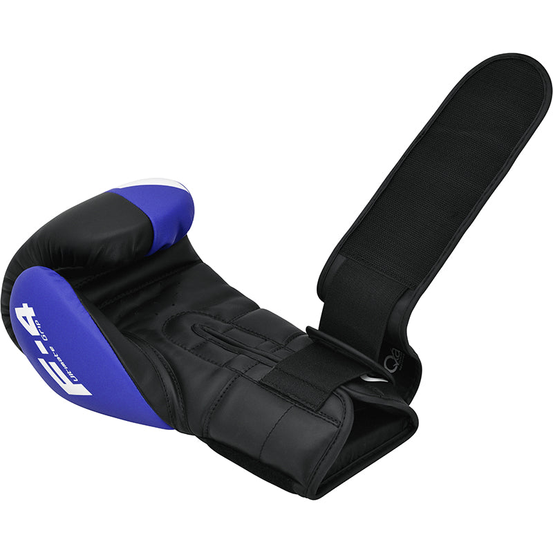 RDX F4 Boxing Sparring Gloves Hook & Loop#color_blue