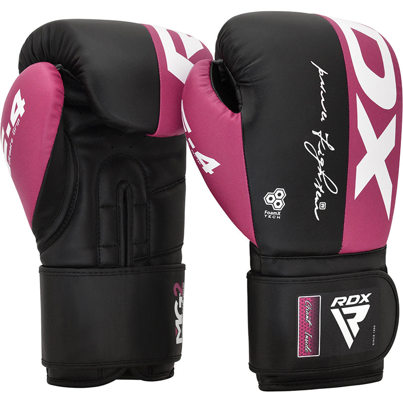 Rdx F4 Luvas De Luta De Boxe Gancho E Laço - RDX 1d1bca2b39