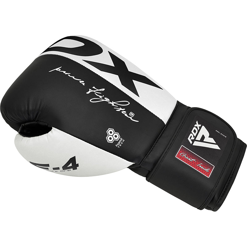 Rdx F4 Luvas De Luta De Boxe Gancho E Laço - RDX 86abb7d01b
