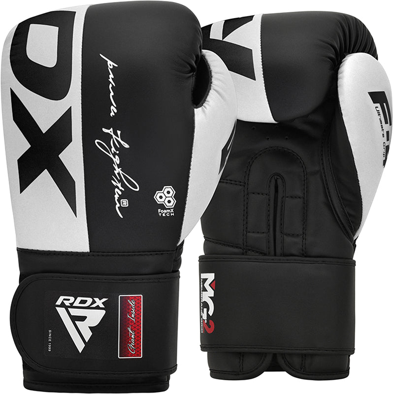 Rdx F4 Luvas De Luta De Boxe Gancho E Laço - RDX 98aca34a18