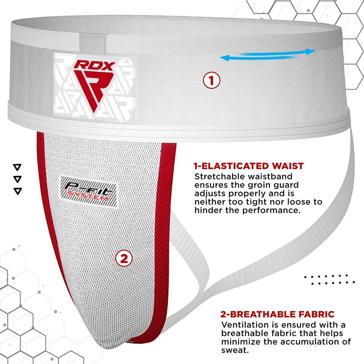 RDX H1 Elástico Guarda Virilha Apoio - RDX e2ea294890