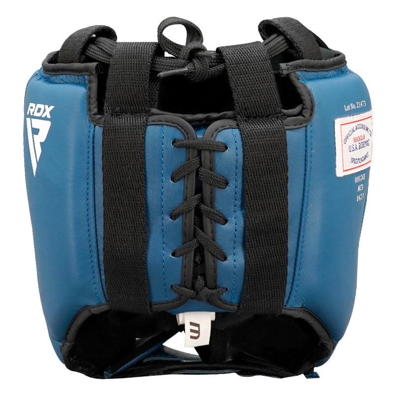 RDX OPEN FACE HEADGUARD  USA BOXING APPROVED#color_blue