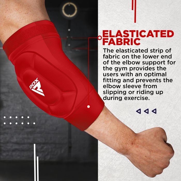 RDX Elbow Foam Pad OEKO-TEXÃ‚Â® Standard 100 certified#color_redwhite