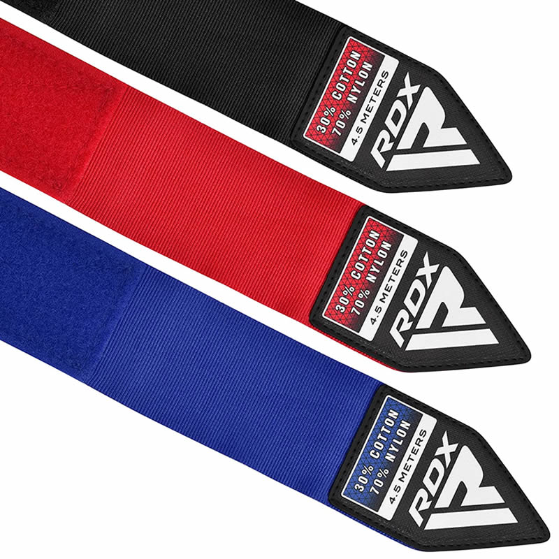 RDX RB Par de Fitas de Boxe Preto Poliéster Novo - RDX 70e7419866