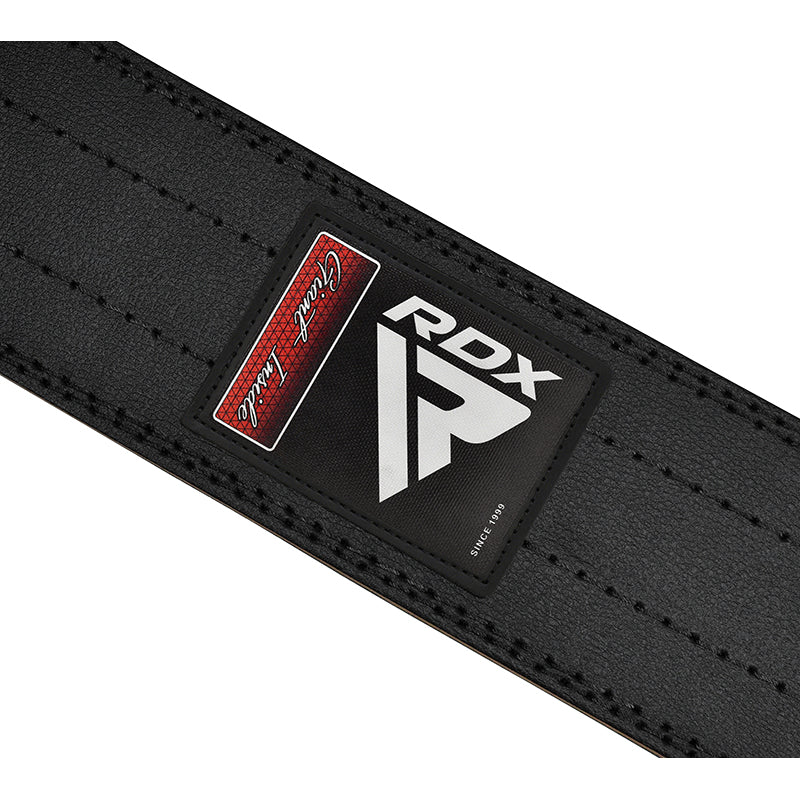 RDX RD1 4Ã¢â‚¬Â�  Powerlifting Leather Gym Belt#color_black