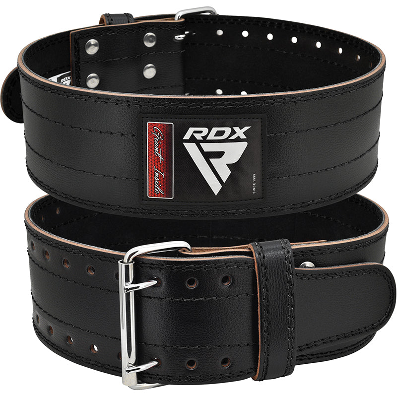RDX RD1 4” Cinto Ginástica Couro Para Levantamento Peso - RDX aa931f7afa
