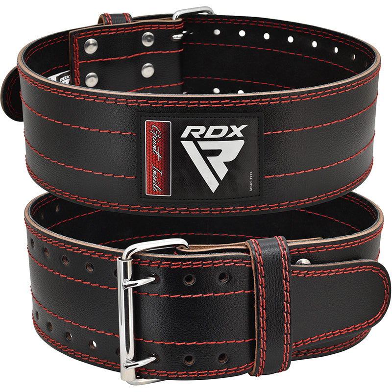 RDX RD1 4” Cinto Ginástica Couro Para Levantamento Peso - RDX 79dd23d831
