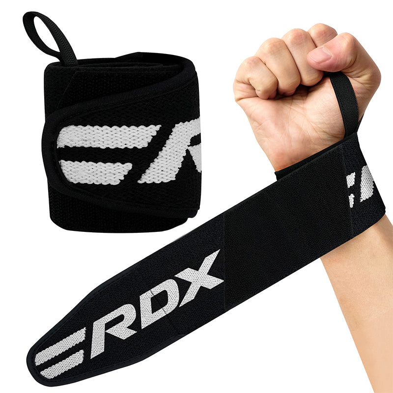 RDX W2 Munhequeira para Musculação Preto Algodão - RDX 3092884071
