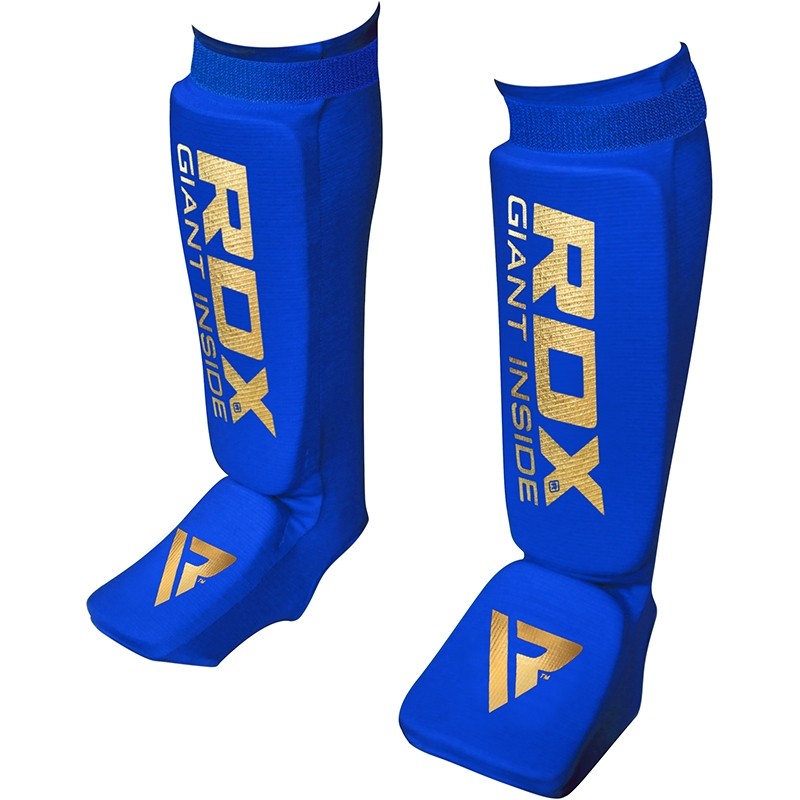 RDX SI MMA Gel Padded Lightweight Shin Instep Guard OEKO-TEXÃ‚Â®Ã‚Â Standard 100 certified#color_blue