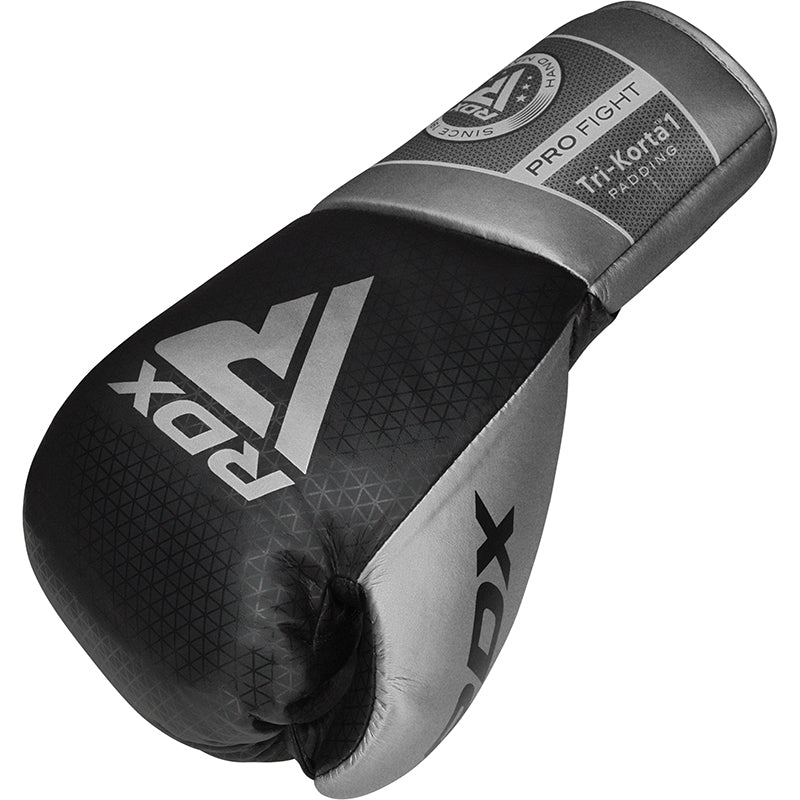 RDX K1 Mark Pro Fight Boxing Gloves#color_silver