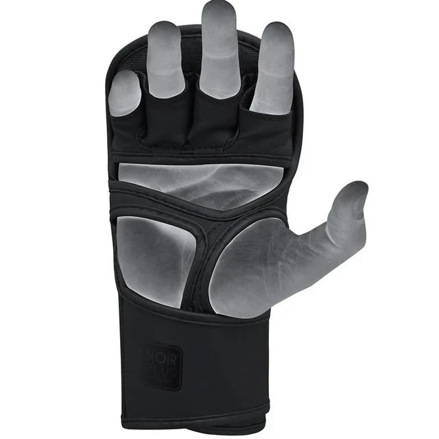 Luvas de MMA híbridas RDX T15 Noir com excelente proteção para os nós dos dedos Plus