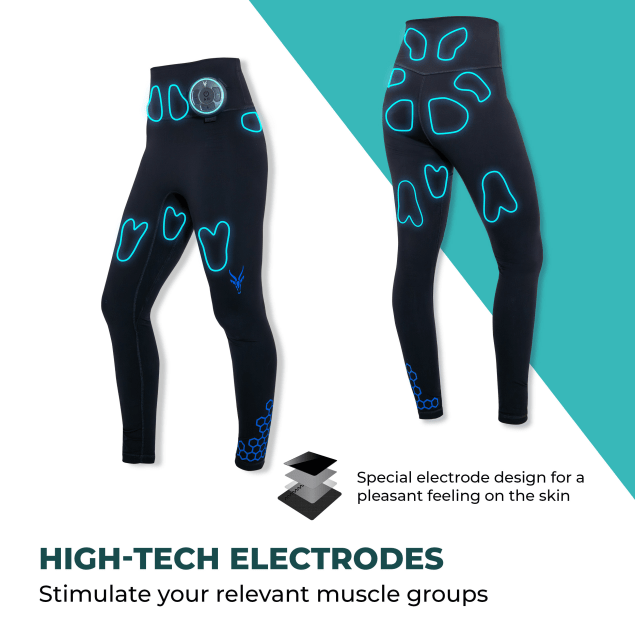 Leggings de cintura alta EMS