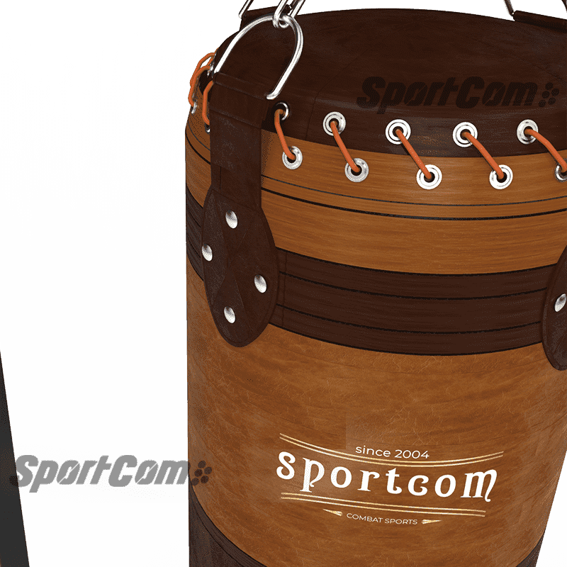 Sacco da boxe vintage in vera pelle 1,80m
