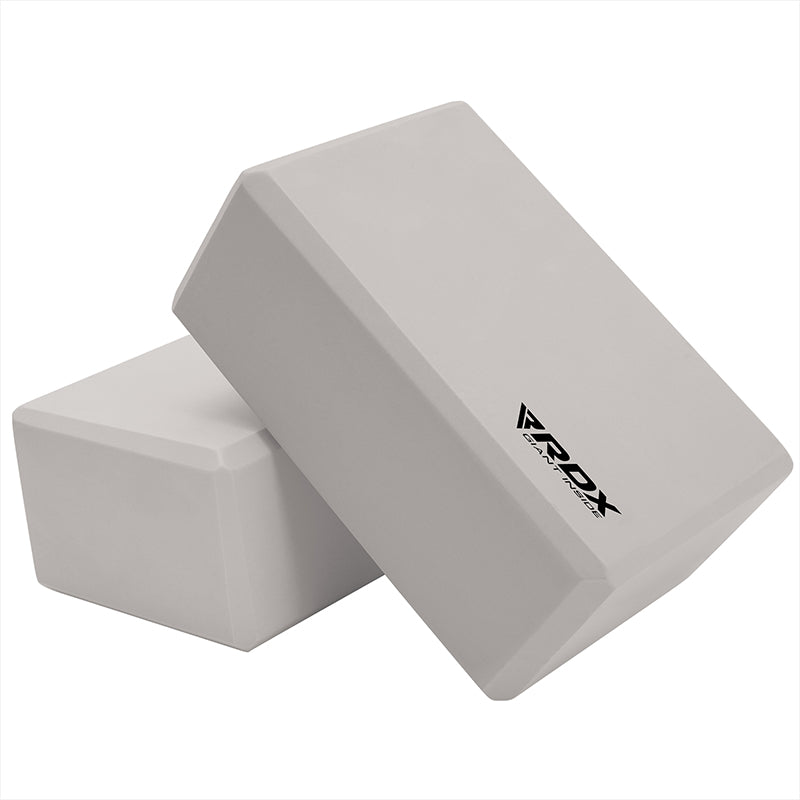 RDX YB EVA Foam Yoga Block Non-Slip Brick-White