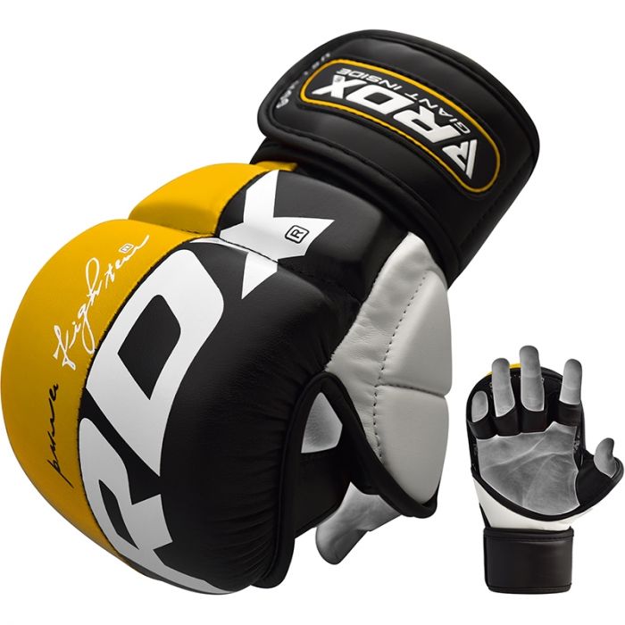 RDX T6 Treinando Luvas de MMA 7oz - RDX da826c2623